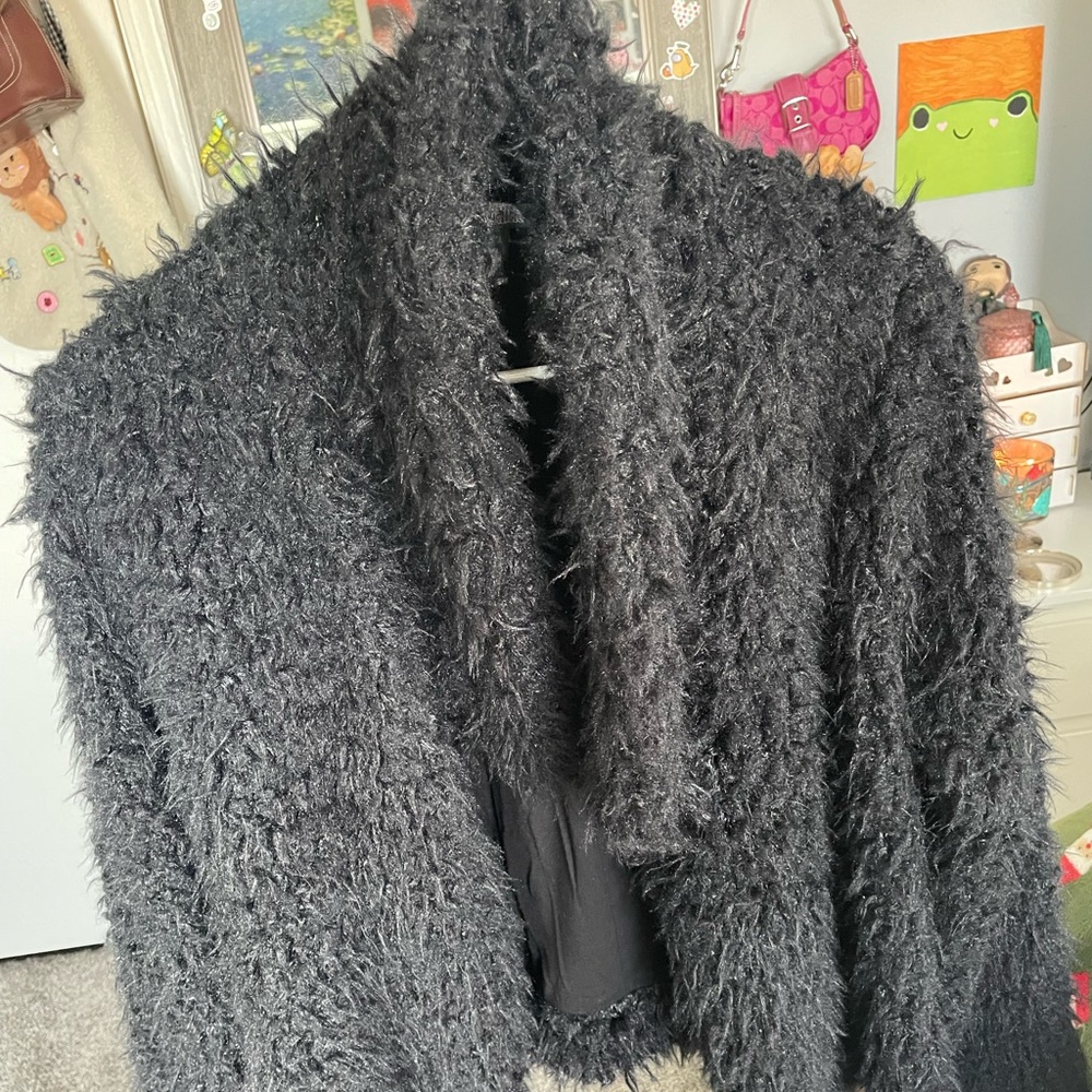Faux fur coat